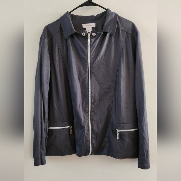 NWOT Allison Daley XL Full Zip Lightweight Jacket - Picture 2 of 16